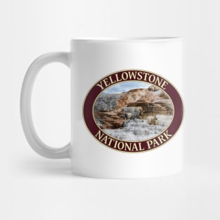 Mammoth Hot Springs at Yellowstone National Park, Wyoming Mug